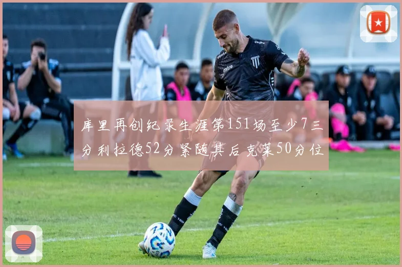 库里再创纪录生涯第151场至少7三分利拉德52分紧随其后克莱50分位列第三